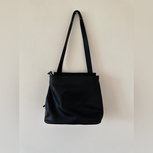 SOLD Co-Lab Goat Leather Shoulder Satchel Purse - Picture 6 of 11